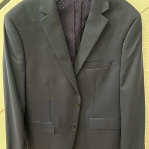 Apt. 9 Black Sport Coat with Notched Lapels
